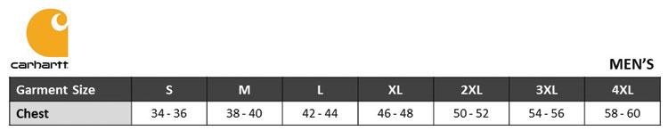 Sizing Chart